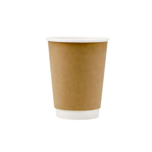Brown Double Wall Hot Coffee Cups