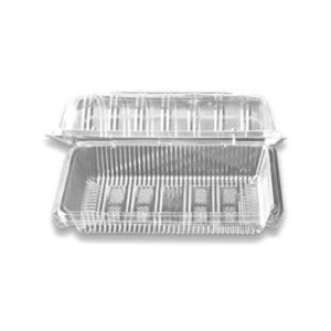Clear Hinged Cake Containers