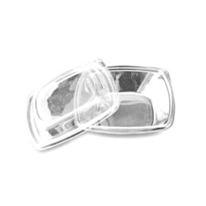 Clear Square Salad Containers + Clear Lids
