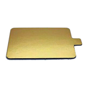 Golden Small Rect Cake Boards