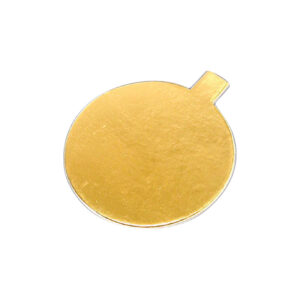 Golden Small Round Cake Boards