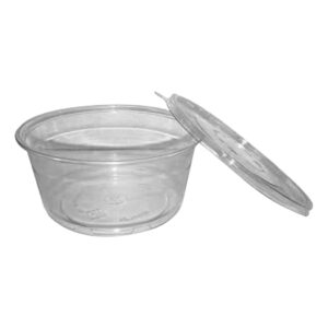 Clear PET Round Deli Bowls + Clear Lids