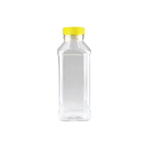 Clear PET Bottles + Lid