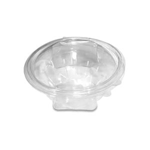 Clear PET Salad Bowls with Hinged Lids