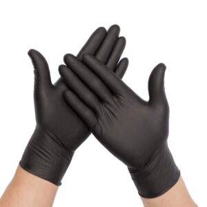 Vinyl Gloves – Black
